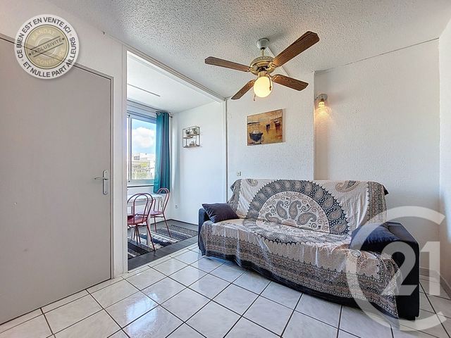 Appartement Studio Cabine à vendre - 1 pièce - 22.0 m2 - LEUCATE - 11 - LANGUEDOC-ROUSSILLON - Century 21 Zénith