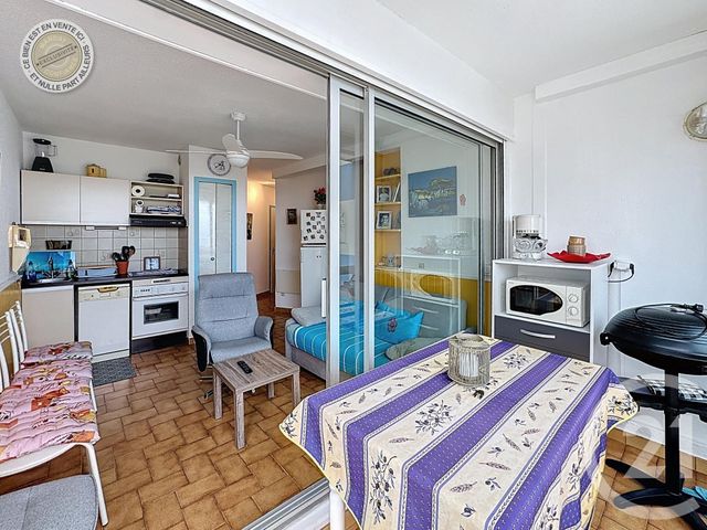 Appartement Studio cabine à vendre - 2 pièces - 23.15 m2 - LE BARCARES - 66 - LANGUEDOC-ROUSSILLON - Century 21 Zénith