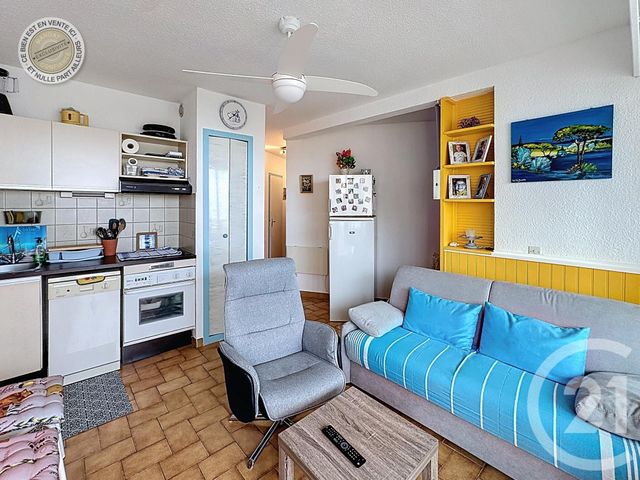 Appartement Studio cabine à vendre - 2 pièces - 23.15 m2 - LE BARCARES - 66 - LANGUEDOC-ROUSSILLON - Century 21 Zénith