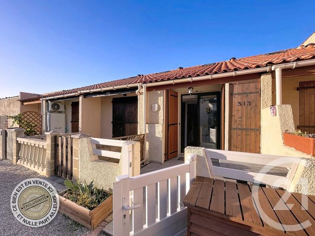 Afficher la photo en grand maison à vendre - 2 pièces - 29.44 m2 - LEUCATE - 11 - LANGUEDOC-ROUSSILLON - Century 21 Zénith
