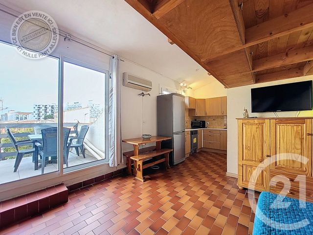 Appartement Studio à vendre - 1 pièce - 21.33 m2 - LE BARCARES - 66 - LANGUEDOC-ROUSSILLON - Century 21 Zénith