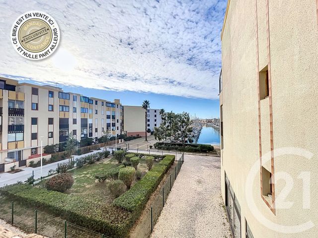 Appartement F3 à vendre - 3 pièces - 40.0 m2 - PORT LEUCATE - 11 - LANGUEDOC-ROUSSILLON - Century 21 Zénith